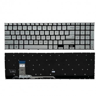 Tastatura Asus VivoBook K1703 K1703Z K1703ZA, Argintie, Fara Rama, US