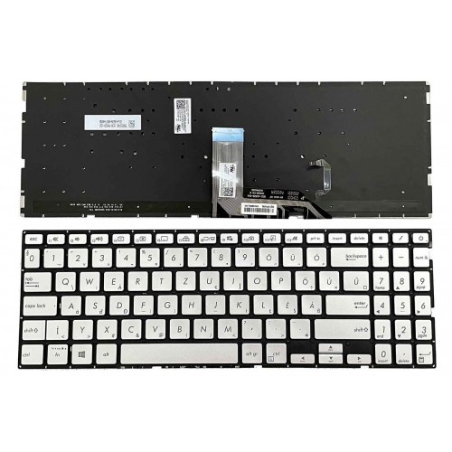 Tastatura Asus VivoBook S15 S532 S532F S532FA S532FL, Argintie, Fara Rama, US