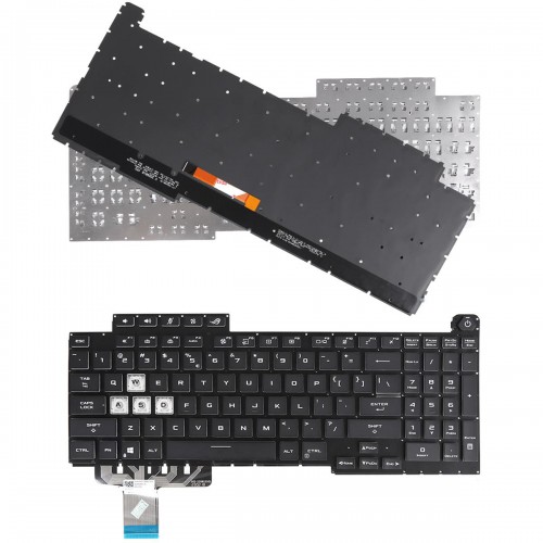 Tastatura Asus ROG 5R Plus G713 G713Q G713QE G713QM, Neagra, Fara Rama, Cu iluminare, US