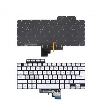 Πληκτρολόγιο Asus TUF Gaming Dash FX516 FX516P FX516PC, Λευκό, US/UK, Backlit