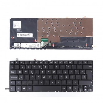 Tastatura Asus ZenBook UX430 UX430U UX430UN UX430UA, Negru, Fara Rama, UK/SP, Backlit