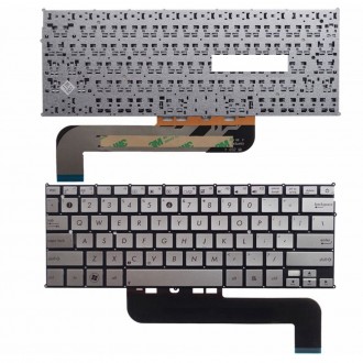 Tastatura Asus UX21E UX21, Neagra, Fara Rama, US (+BG Print)