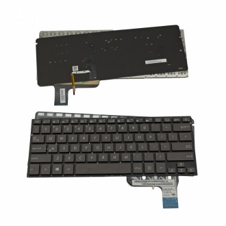Tastatura Asus UX303 UX303LN UX303UA, Gri, Fara Rama, Cu iluminare, US