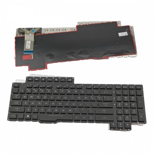 Tastatura Asus ROG G703 G703VI, Neagra, Fara Rama, Cu iluminare, US
