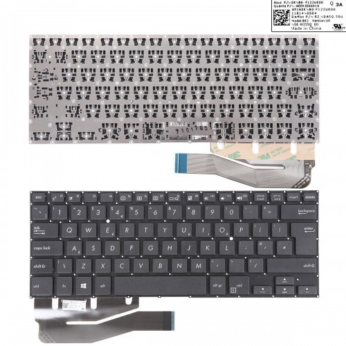 Πληκτρολόγιο Asus VivoBook Flip TP410 TP410U TP410UA TP410UF TP410UR TP401 TP401CA TP461, Μαύρο, UK