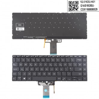 Tastatura Asus VivoBook S14 S433EA S433EQ S433FL S433FA S433JQ X421, Neagra, Fara Rama, Cu iluminare, US