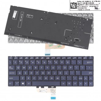 Πληκτρολόγιο Asus ZenBook UX333 UX333F UX333FA, άσπροastru με Backlit, US