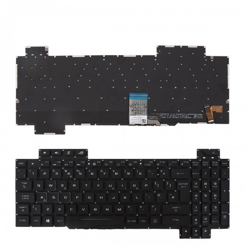 Tastatura Asus ROG Strix GL504 GL504GS, Neagra, Fara Rama, Cu iluminare, UK