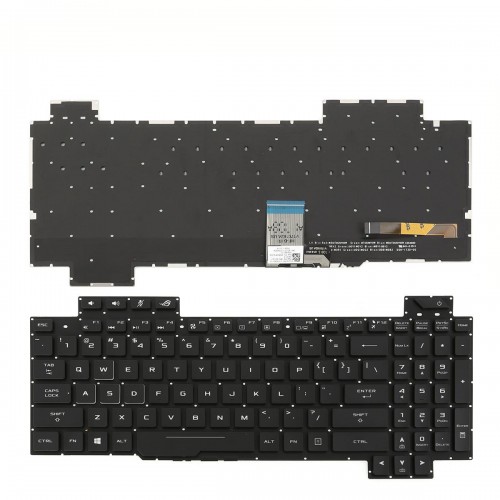 Tastatura Asus ROG Strix GL504 GL504GS, Neagra, Fara Rama, Cu iluminare, US
