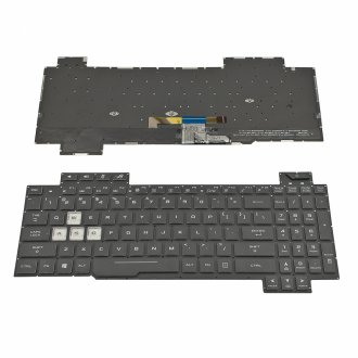 Tastatura Asus ROG Strix GL704 GL704GM GL704GV GL704S7CM, Neagra, Fara Rama, Cu iluminare, US