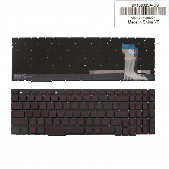 Πληκτρολόγιο Asus ROG Strix GL553 GL553VD GL553VE, Μαύρο με Backlit, Τυπε 2, US