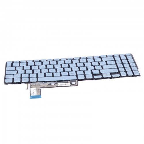 Πληκτρολόγιο Asus ZenBook UX533 UX533F UX533FD UX533FN, Ασήμι με Backlit, US