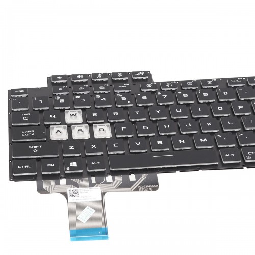 Tastatura Asus ROG 5R Plus G713 G713Q G713QE G713QM, Neagra, Fara Rama, Cu iluminare, US