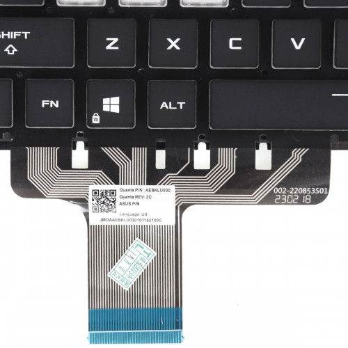 Tastatura Asus ROG 5R Plus G713 G713Q G713QE G713QM, Neagra, Fara Rama, Cu iluminare, US