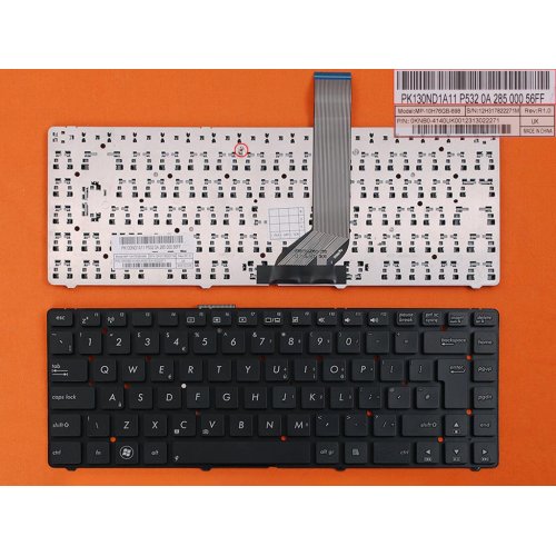Tastatura Asus A45A K45VM K45VS A85A, Neagra, Fara Rama, UK