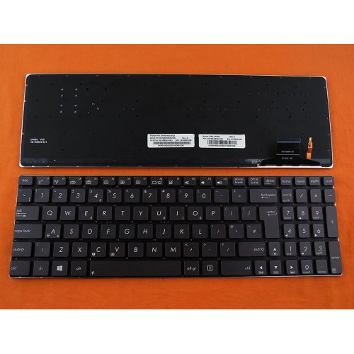 Πληκτρολόγιο Asus UX51, Γκρί με Backlit, UK