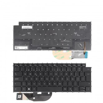 Πληκτρολόγιο Dell XPS 15 9500 XPS 17 9700, Μαύρο με Backlit, UK