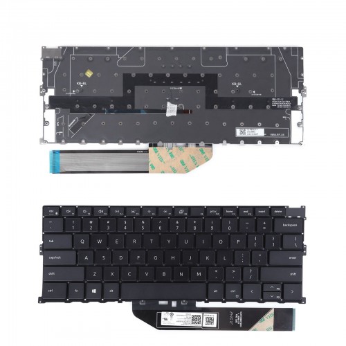 Πληκτρολόγιο Dell XPS 9300 9301 9310, Μαύρο, Backlit, US