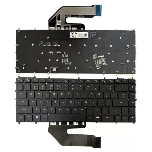Πληκτρολόγιο Dell Alienware X15 R1 X15 R2, Μαύρο, RGB Backlit, US