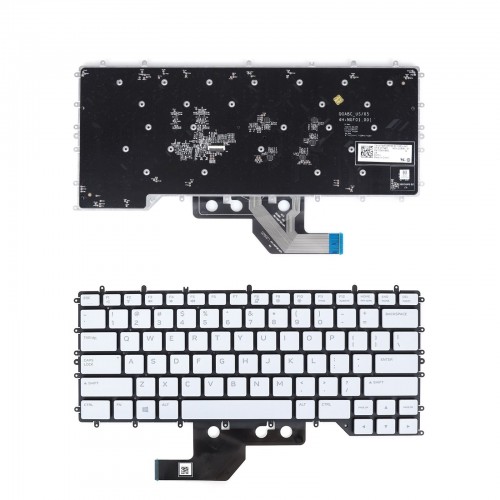 Πληκτρολόγιο Dell Alienware M15 R2 2019, Λευκό με Backlit, US