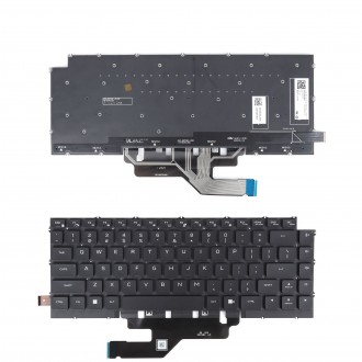 Πληκτρολόγιο Dell Alienware X14 R1 R2, Μαύρο με Backlit, US