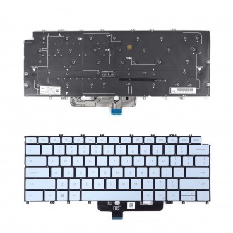 Πληκτρολόγιο Dell XPS 13 9315, Ανοιχτό μπλε με Backlit, US