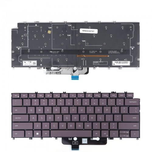 Πληκτρολόγιο Dell XPS 9315, Καστανός με Backlit, US