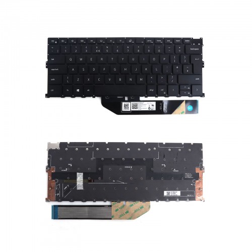 Πληκτρολόγιο Dell XPS 9300 9301 9310, Μαύρο, Backlit, UK
