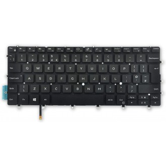 Πληκτρολόγιο Dell XPS 13 9370, Μαύρο με Backlit, UK / IT