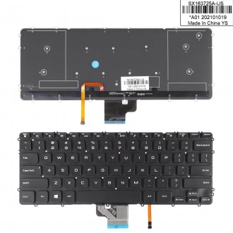 Πληκτρολόγιο Dell Precision M3800 XPS 15 9530, Μαύρο με Backlit, US/UK
