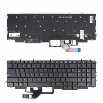 Πληκτρολόγιο Dell G7 17 7700, Μαύρο με Backlit RGB, US