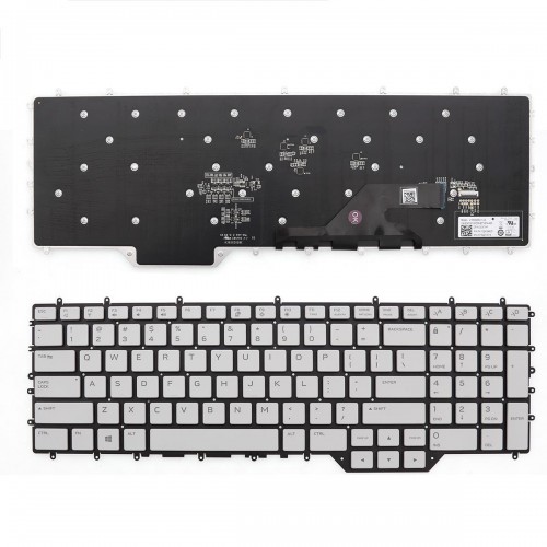 Πληκτρολόγιο Dell Alienware M17 R2, Λευκό,RGB Backlit, US