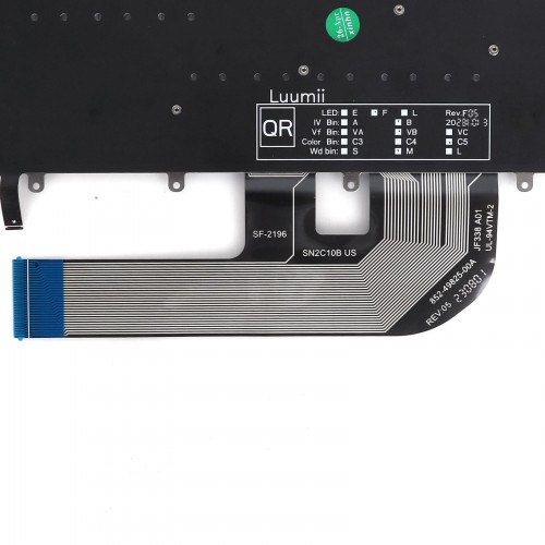 Πληκτρολόγιο Dell XPS 14 9440 16 9640, Λευκό με Backlit