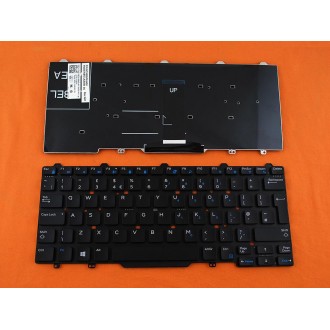 Клавиатура за лаптоп Dell Latitude 3340 13-3340 E5450 E7450 Черна Без Рамка (Голям Ентър) с Кирилица