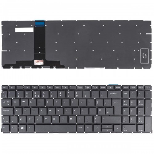 Πληκτρολόγιο HP ProBook 450 G8 455 G8 Series, Μαύρο - UK + BG