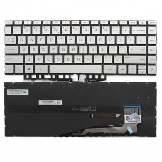 Πληκτρολόγιο HP Pavilion Aero 13-BE TPN-W152, Χρυσαφένιος με Backlit, US/UK