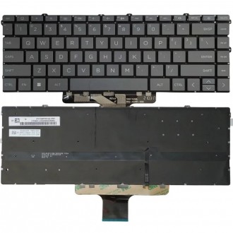 Πληκτρολόγιο HP Envy X360 15-EW 15T-EW 15-EY 15Z-EY TPN-C157 - Γκρί, US Backlit