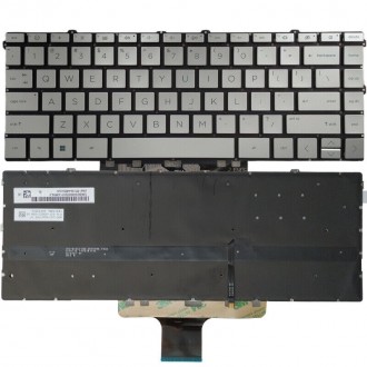 Πληκτρολόγιο HP Envy X360 15-EW 15T-EW 15-EY 15Z-EY TPN-C157 - Ασήμι, US Backlit