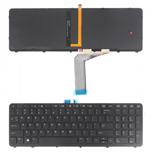 Πληκτρολόγιο HP ZBook 15 ZBook 15 G2 ZBook 17 ZBook 17 G1 G2, Μαύρο, Backlit US/UK