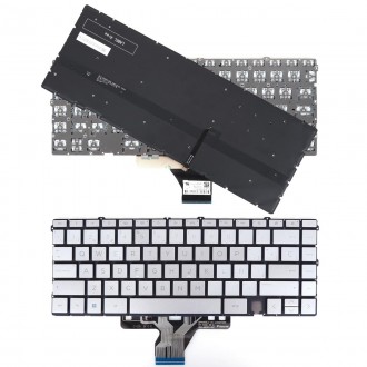 Πληκτρολόγιο HP Envy X360 13-AY, Ασήμι με Backlit, US