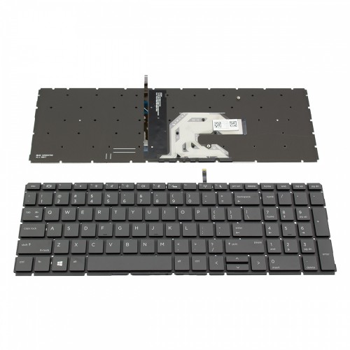 Πληκτρολόγιο HP ProBook 450 G6 455 G6 450R G6, Μαύρος, Με Backlit, US