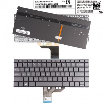 Πληκτρολόγιο HP Spectre x360 13-W010CA 13-W013DX 13-W020CA 13-W023DX, Μαύρο με Backlit, US