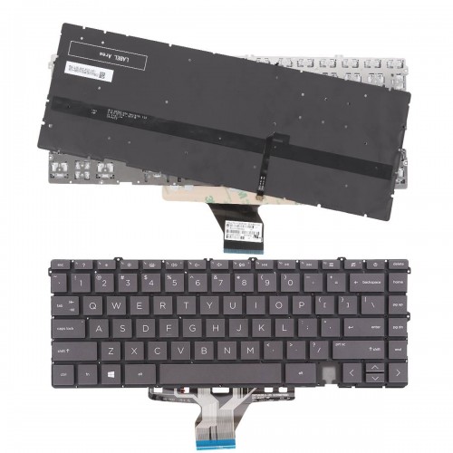 Πληκτρολόγιο HP Envy X360 13-AY, Μαύρος με Backlit, US