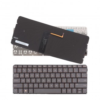 Tastatura HP 13-V001XX 13-V011DX 13-V021NR, Maro, Fara Rama, Cu iluminare, US