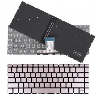 Πληκτρολόγιο HP Pavilion 14-CE, Χρυσαφένιος με Backlit, US/UK