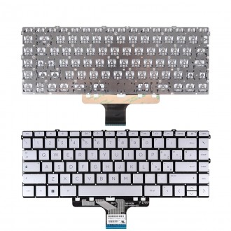 Tastatura HP Pavilion X360 14-DV 14-DW, Argintie, Fara Rama,US/UK