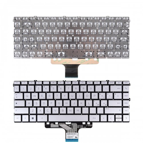 Tastatura HP Pavilion X360 14-DV 14-DW, Argintie, Fara Rama,US/UK