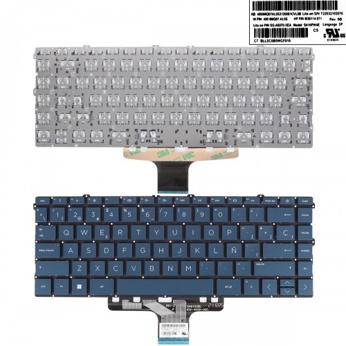 Tastatura HP Pavilion X360 14-DV 14-DW, Albastru, Fara Rama, US/UK