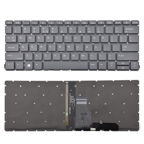 Πληκτρολόγιο HP ProBook 430 G7 430 G8 Series, Μαύρο με Backlit, US