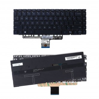 Πληκτρολόγιο HP Spectre X360 14-EA 14-EB 14-AE, Μπλε, Με Backlit, US